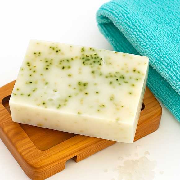 Seaweed and seasalt 4 oz. exfoliating goats milk soap nwt - Picture 2 of 2